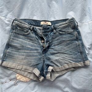 Hollister Blue Denim Shorts